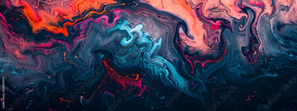 Abstract swirl of vibrant neon colors blending seamlessly against a dark background. Energy, futuristic, psychedelic, dynamic, movement, pattern, design,creativity,digital art,fluidity Abstract swirl of vibrant neon colors blending seamlessly against a dark background. Energy, futuristic, psychedelic, dynamic, movement, pattern, design,creativity,digital art,fluidity