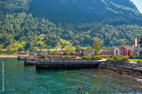 Obraz na płótnie Vik is a municipality in Sogn og Fjordane county in Vestlandet region, Norway. w salonie