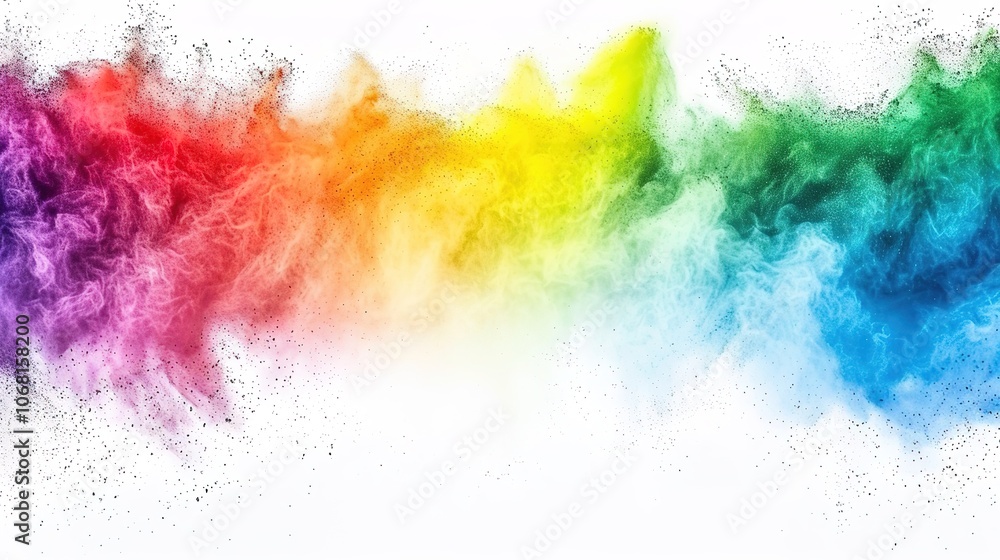 Colored Powder Explosion in the Background - a vibrant and exciting visual. The colored powder explosion in the background creates a dynamic and eye-catching look. It gives the impression of a spectac Colored Powder Explosion in the Background - a vibrant and exciting visual. The colored powder explosion in the background creates a dynamic and eye-catching look. It gives the impression of a spectac
