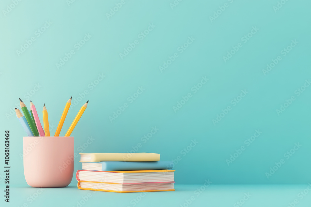 Home Office Bookkeeping, vibrant 3D illustration highlighting a focused workspace, ideal for showcasing financial management and productivity. Home Office Bookkeeping, vibrant 3D illustration highlighting a focused workspace, ideal for showcasing financial management and productivity.