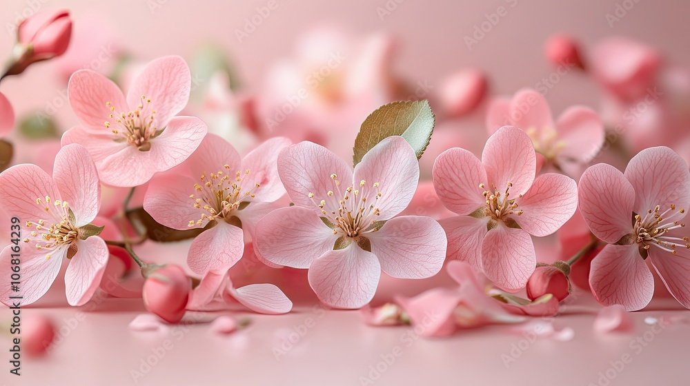 A greeting card template featuring floral arrangements on a light pink background, symbolizing the elegance and beauty of spring, making it ideal for celebrations like weddings and Mother's Day. A greeting card template featuring floral arrangements on a light pink background, symbolizing the elegance and beauty of spring, making it ideal for celebrations like weddings and Mother's Day.