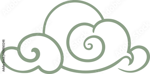 전통구름 아이콘