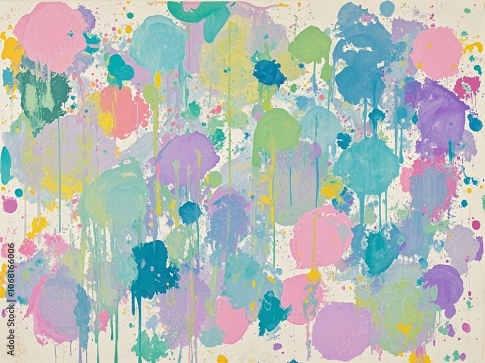 Art oil and acrylic smear blot canvas painting wall. Abstract texture pastel color stain brushstroke texture background.
