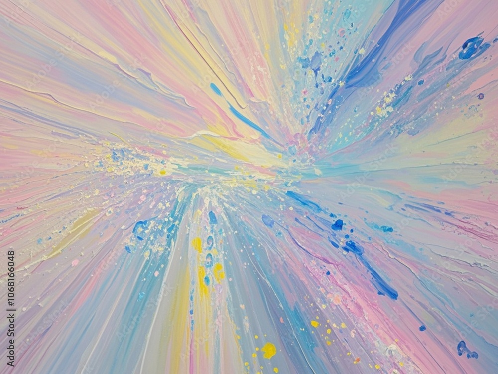Art oil and acrylic smear blot canvas painting wall. Abstract texture pastel color stain brushstroke texture background.