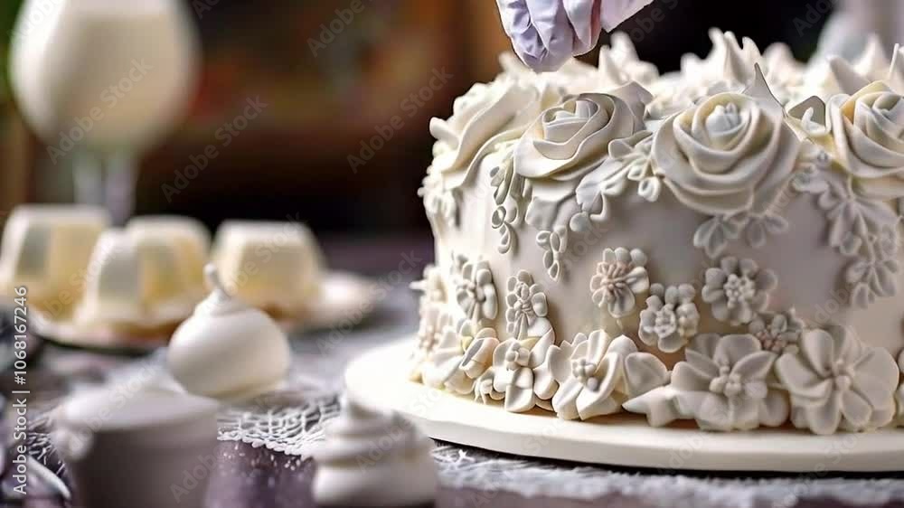 wedding cake with candles wedding cake with candles