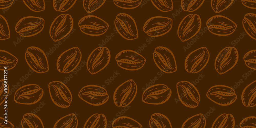 Coffee beans pattern for packaging. Coffee beans pattern background. Coffee beans background. Pattern background with coffee beans. Coffee beans pattern for packaging. Coffee beans pattern background. Coffee beans background. Pattern background with coffee beans.