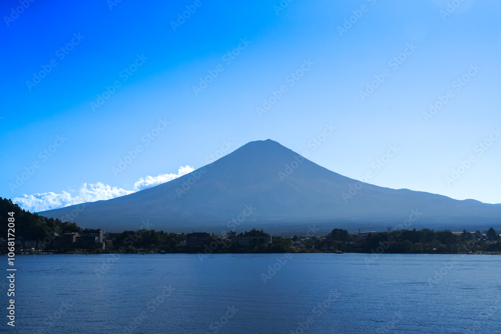 the atmosphere of the fuji mountain with dramatic tone the atmosphere of the fuji mountain with dramatic tone