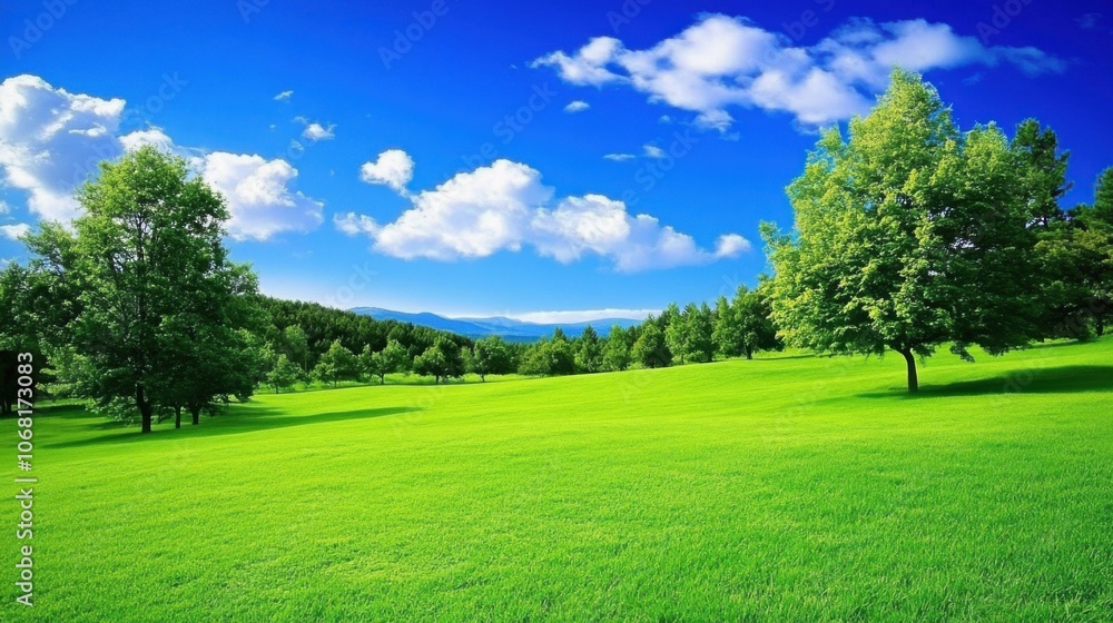 Verdant Meadows: A Tranquil Natural Landscape Verdant Meadows: A Tranquil Natural Landscape