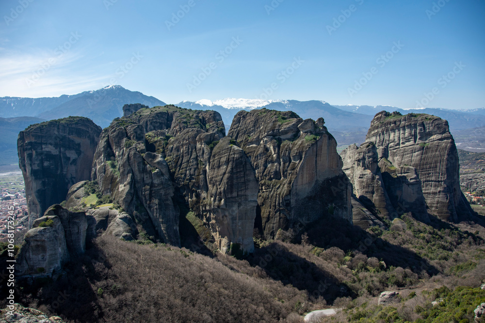 amazing rock formations mountains meteora greece amazing rock formations mountains meteora greece