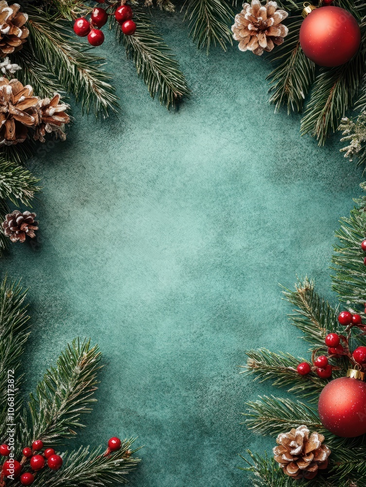 Festive christmas background with copy space Festive christmas background with copy space