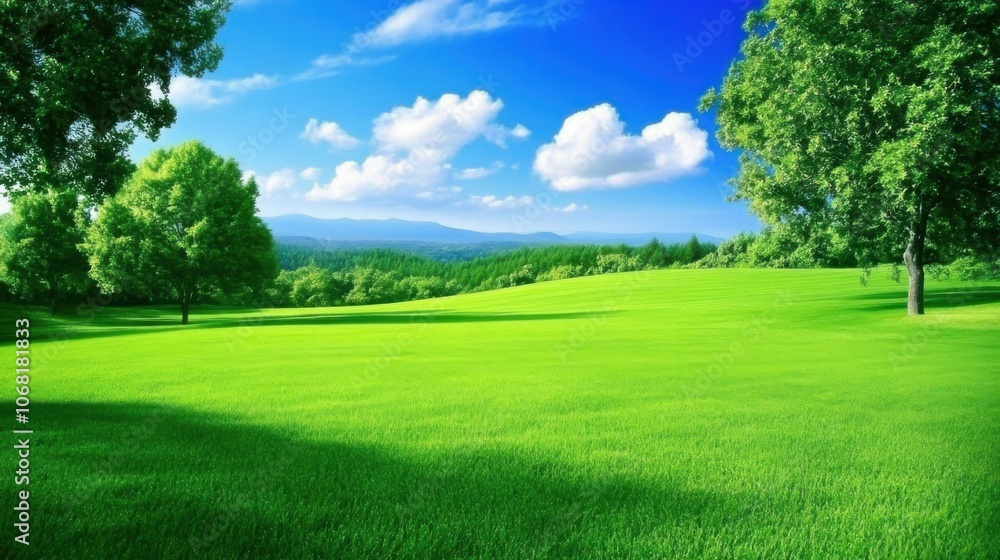 Verdant Meadows: A Tranquil Natural Landscape Verdant Meadows: A Tranquil Natural Landscape