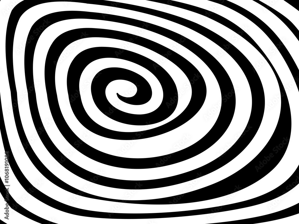 Black and white abstract ellipse background. Hypnosis pattern. Black and white abstract ellipse background. Hypnosis pattern.