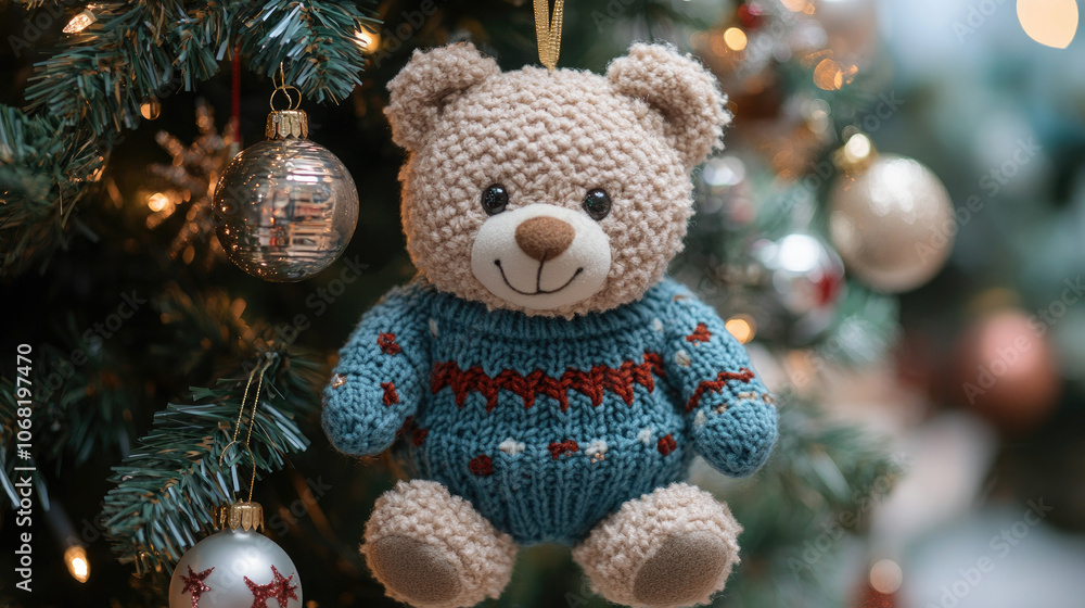 Christmas Tree and Bear Toys Christmas Tree and Bear Toys