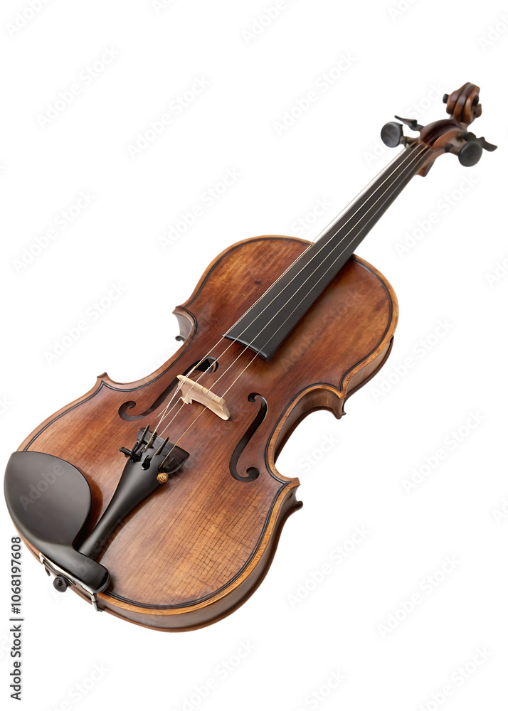 Fototapeta premium Violin on transparent background. Png File