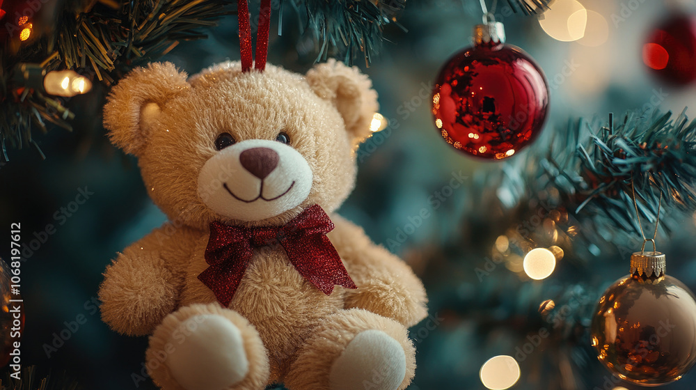 Christmas Tree and Bear Toys Christmas Tree and Bear Toys