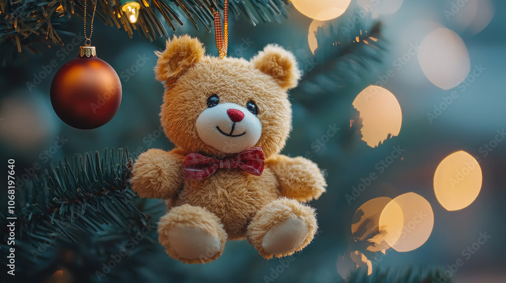 Christmas Tree and Bear Toys Christmas Tree and Bear Toys