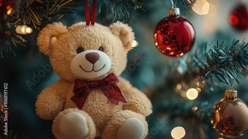 Christmas Tree and Bear Toys