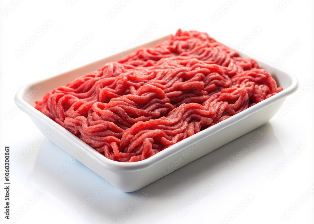 Fresh Raw Beef Minced Meat in Plastic Tray - High-Quality Food Photography for Culinary Use, Recipes, and Meal Preparation Fresh Raw Beef Minced Meat in Plastic Tray - High-Quality Food Photography for Culinary Use, Recipes, and Meal Preparation