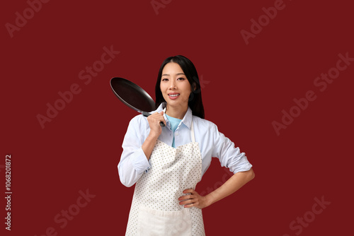 Portrait of young Asian wom...