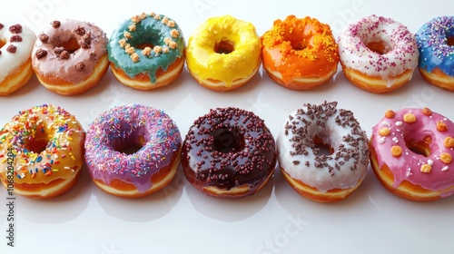 Wallpaper Mural A Dozen Delicious Donuts Torontodigital.ca