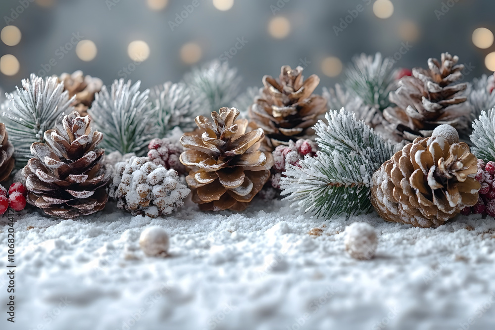 Joyful Christmas decorations background Joyful Christmas decorations background