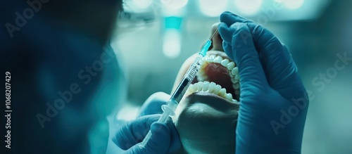 Dental Procedure with Syringe photo