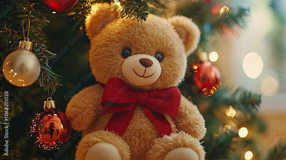 Christmas Tree and Bear Toys Christmas Tree and Bear Toys