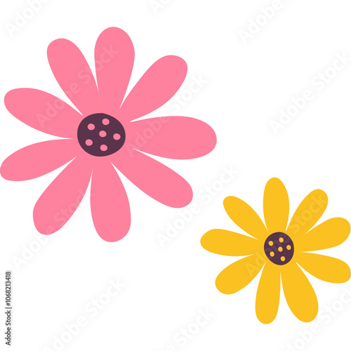 Hand Drawn Spring Flower