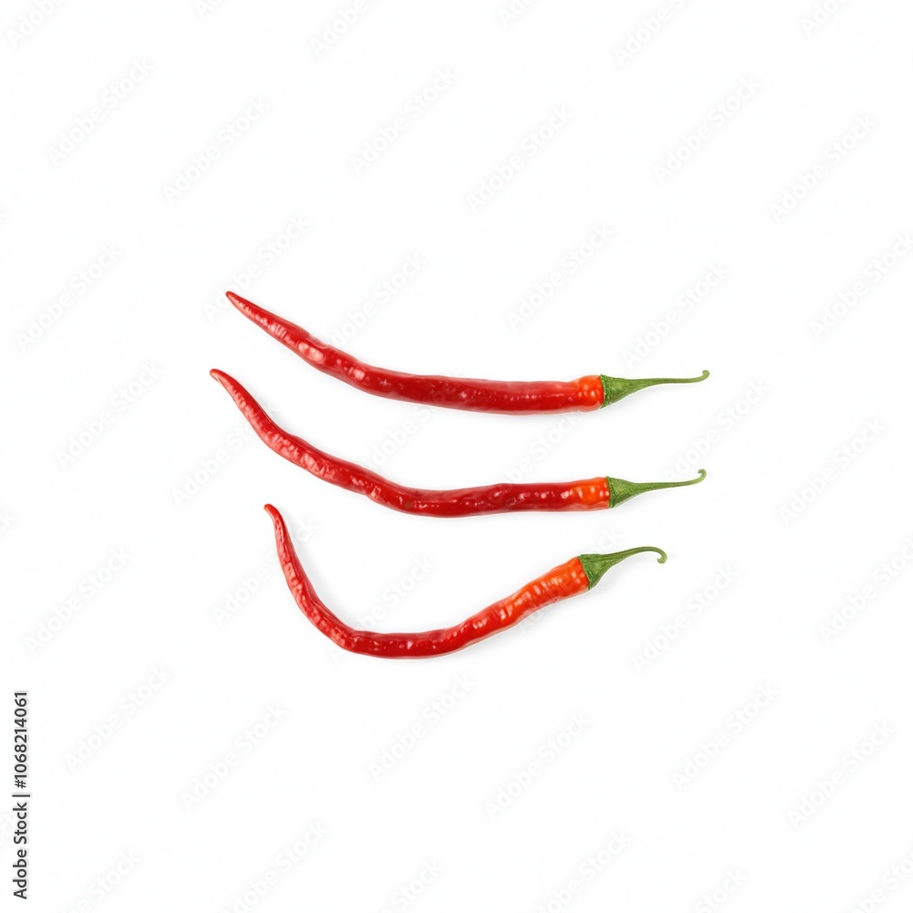 Isolated Fresh Red Chili Peppers Perfect for Recipes on a Transparent Background Isolated Fresh Red Chili Peppers Perfect for Recipes on a Transparent Background
