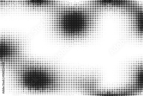 Comic dotted halftone fluid textured background. Half tone pixelated abstract texture for presentations, banners, comic design