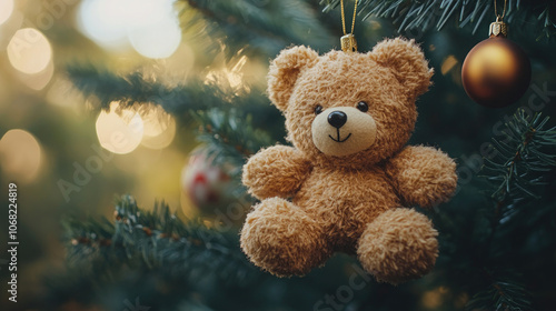 Christmas Tree and Bear Toys