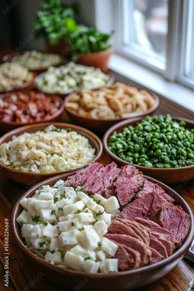 The office hosts a St. Patrick’s Day potluck, with dishes like corned beef and cabbage The office hosts a St. Patrick’s Day potluck, with dishes like corned beef and cabbage