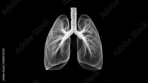 Obraz na płótnie Explore the intricate structure and function of human lungs through advanced imaging techniques w salonie