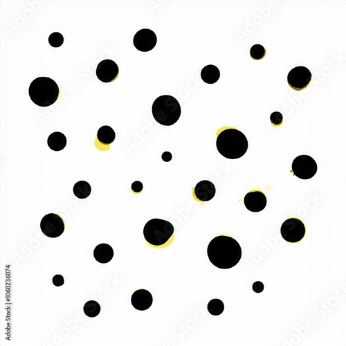 dots abstract element isolated on white