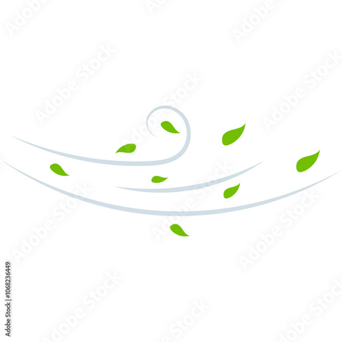 Wind Blowing Leaves