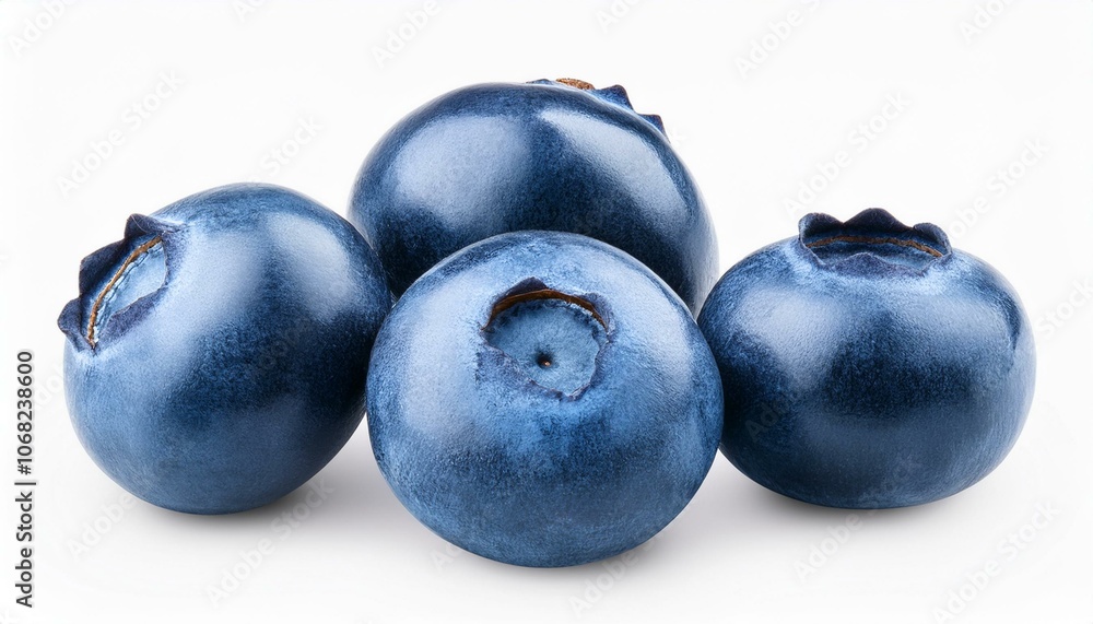 Obraz premium Fresh Blueberry, clipping path isolate on White background