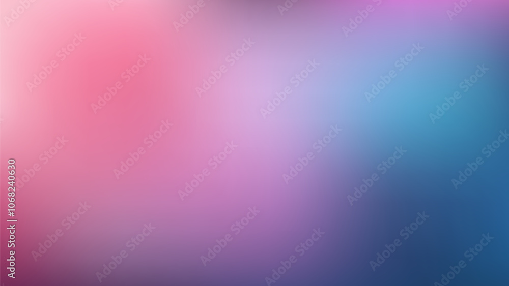 Fototapeta premium Abstract Blurred Pink Blue Gradient Background