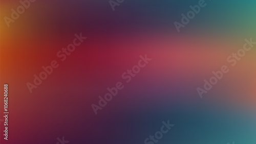 Abstract Gradient Background With Red, Blue, And Yellow
