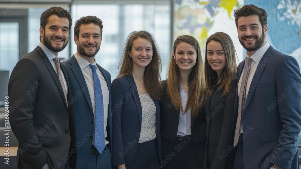 Corporate Team Analyzing Global Risk and Compliance in Foreign Markets Corporate Team Analyzing Global Risk and Compliance in Foreign Markets