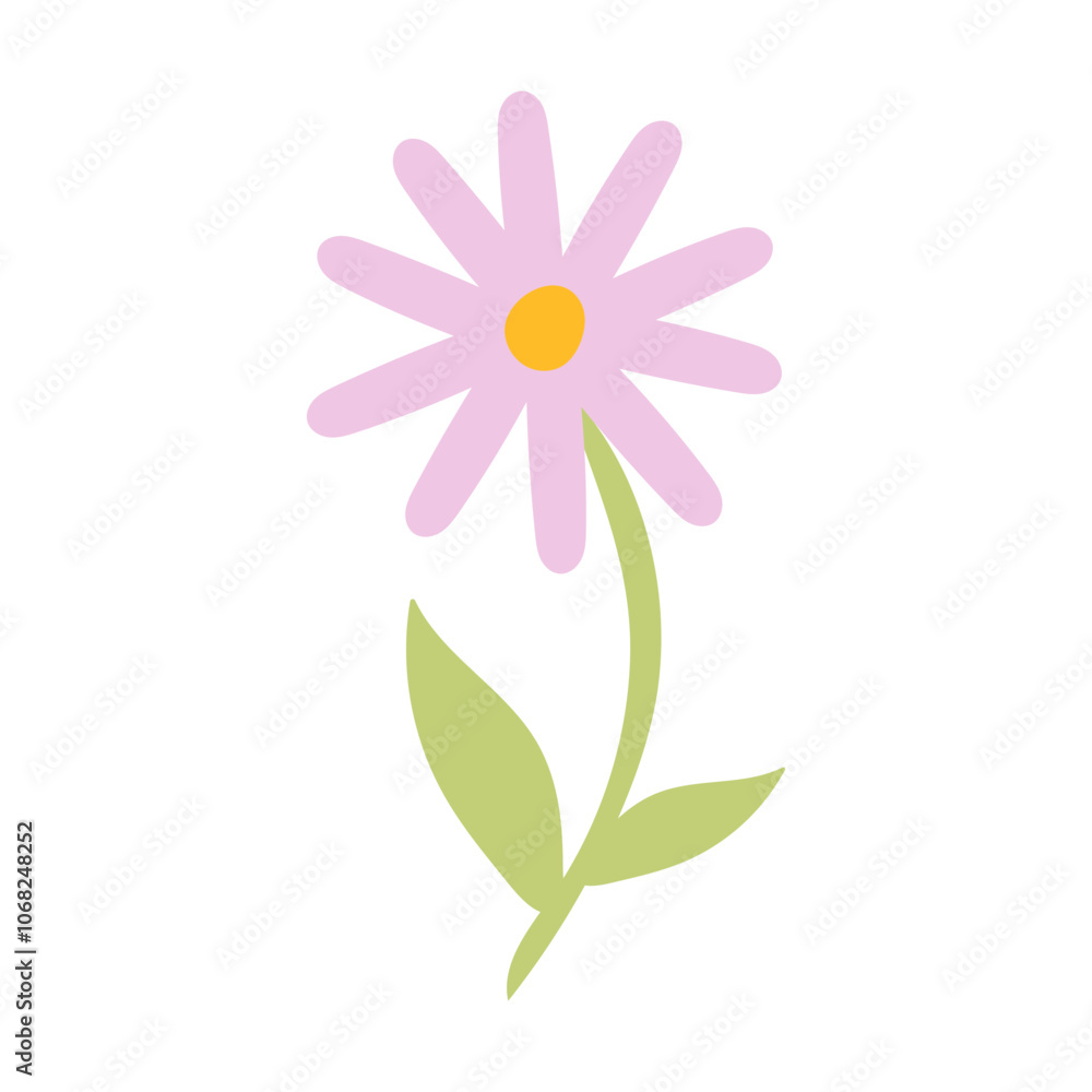 Hand Drawn Spring Flower Hand Drawn Spring Flower