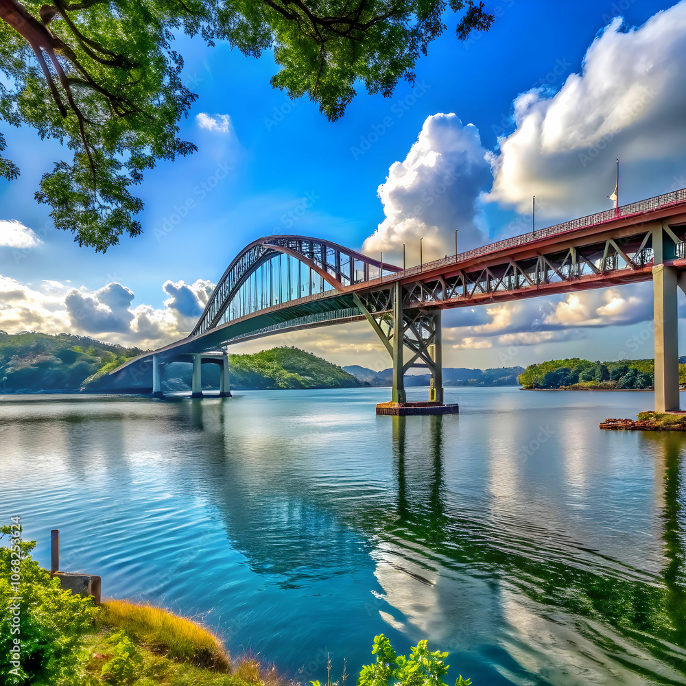 Obraz premium bridge water view