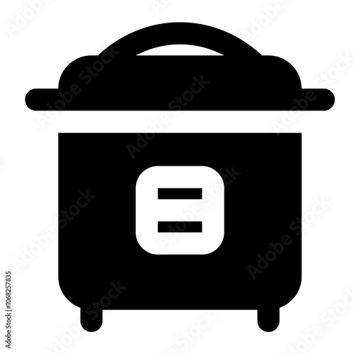 rice cooker icon for illustration