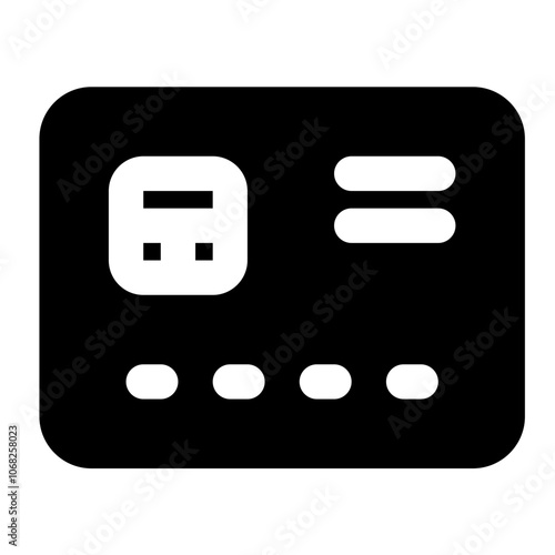 debit card icon for illustration