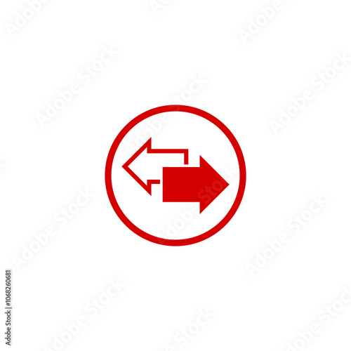 Financial symbol. Currency exchange icon isolated on transparent background