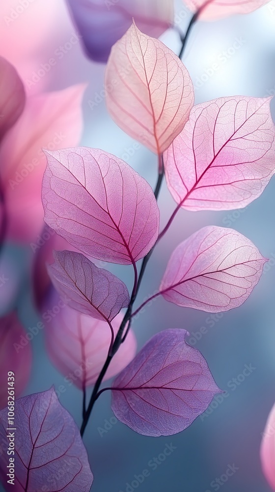 Delicate Pink Leaves Delicate Pink Leaves