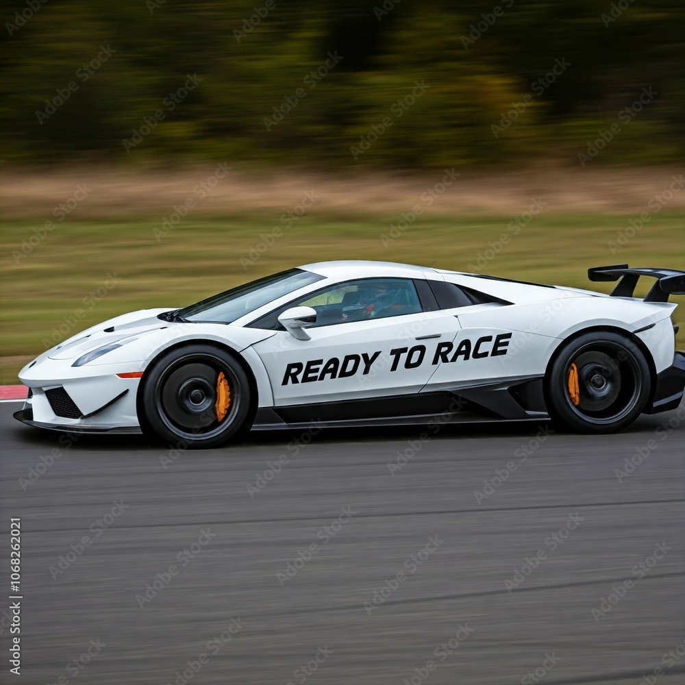 Sportive Looking Race Car write in READY To RACE Sportive Looking Race Car write in READY To RACE