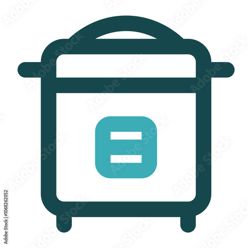 rice cooker icon for illustration
