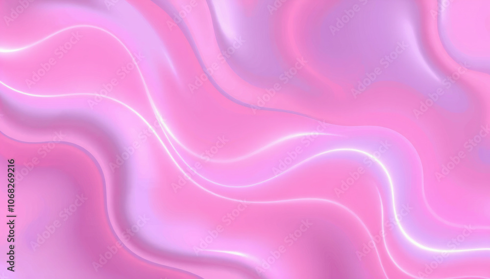 Fototapeta premium smooth, flowing background in soft pink and purple hues, creating calming and dreamy atmosphere. Ideal for various design projects