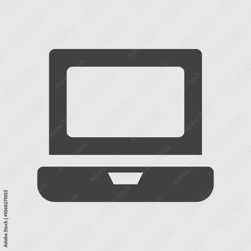 Laptop Personal Computer and Hardware Icons Laptop Personal Computer and Hardware Icons