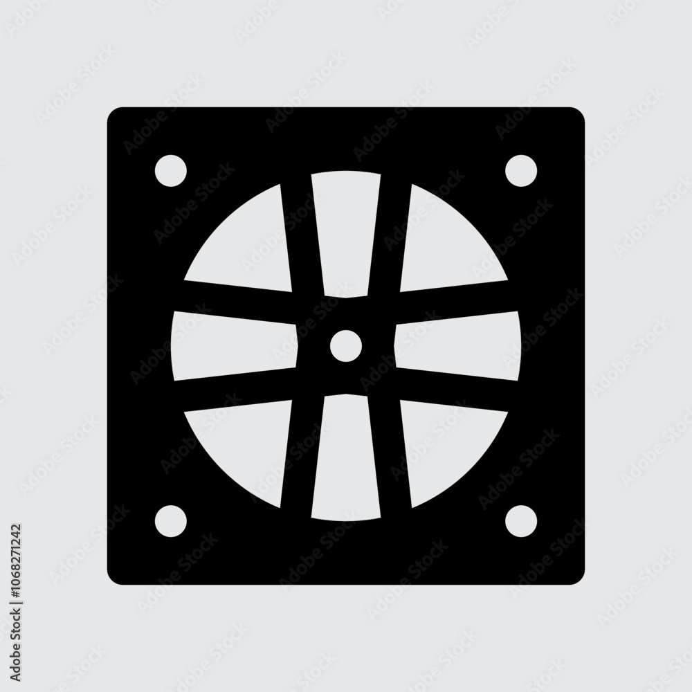 Blower Computer and Hardware Icons Blower Computer and Hardware Icons